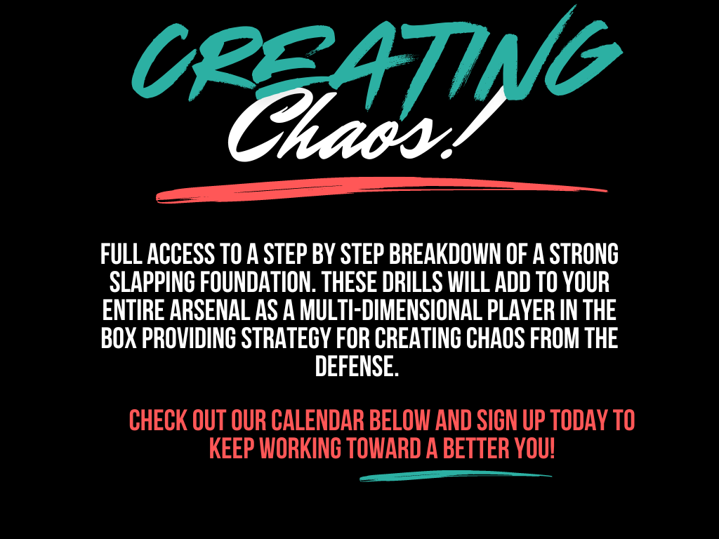 Creating Chaos Slapping Drill Catalog